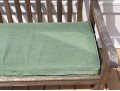 Outdoor Classics Teak Settee With Cushion