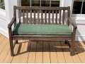 Outdoor Classics Teak Settee With Cushion