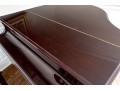 Young Chang Lacquered Mahogany Baby Grand Piano With Piano Bench