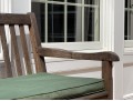 Outdoor Classics Teak Settee With Cushion