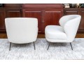 Pair Of Mid-Century Modern Accent Chairs