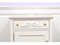 French Provincial Upholstered Trundle Bed Frame And Bedside Table