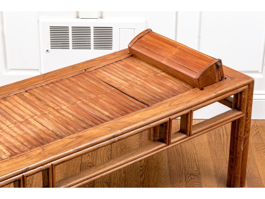 Antique Chinese Wood Opium Bed