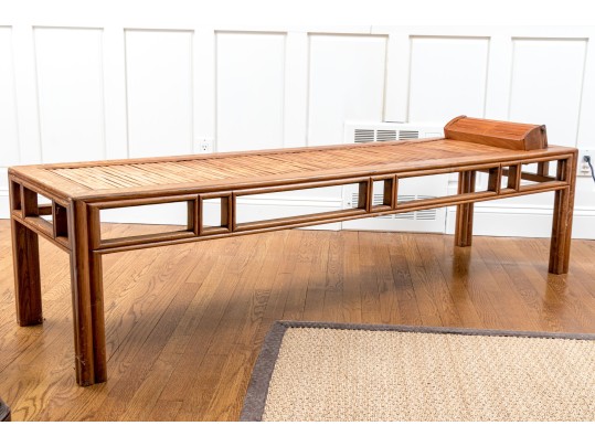 Antique Chinese Wood Opium Bed