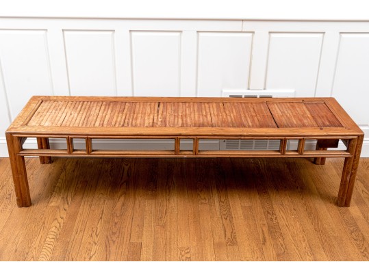 Antique Chinese Wood Opium Bed