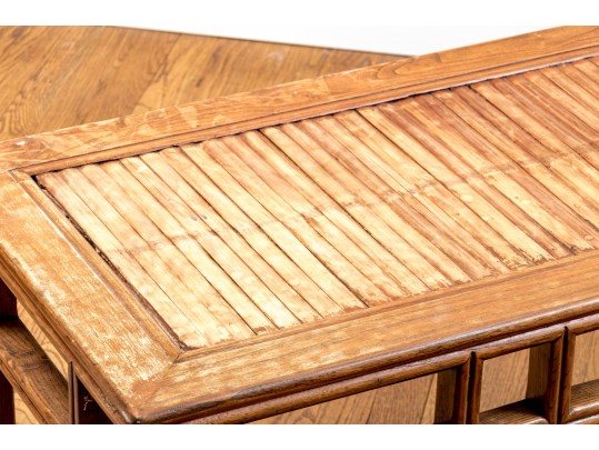 Antique Chinese Wood Opium Bed
