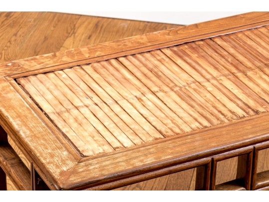 Antique Chinese Wood Opium Bed