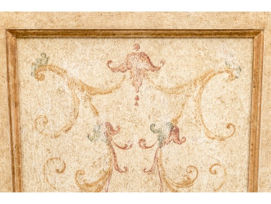 Handsome Italian Baroque Style Painted Cabinet