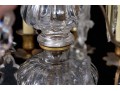 Marvelous Semi-antique Brass Sixteen Light Brass And Crystal Chandelier