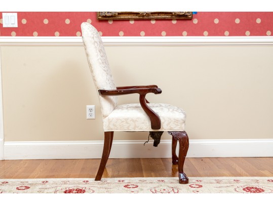 Quality Set Of Eight Mahogany Chippendale Style Dining Chairs