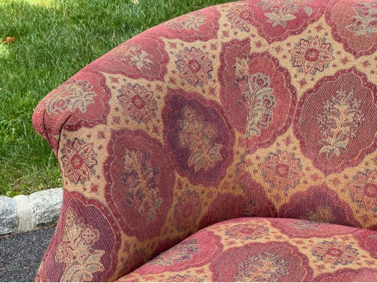 Stylish Art Deco Style Down Upholstered Settee 