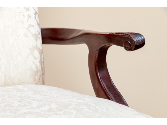 Quality Set Of Eight Mahogany Chippendale Style Dining Chairs