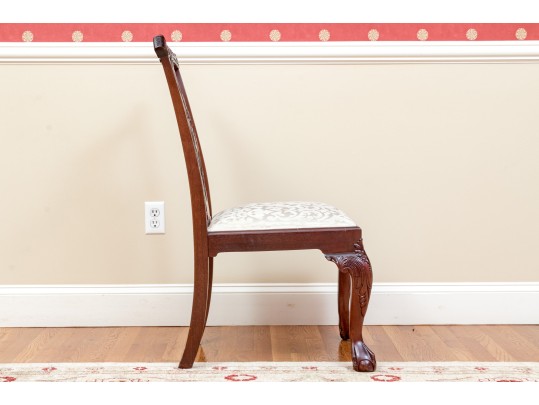 Quality Set Of Eight Mahogany Chippendale Style Dining Chairs