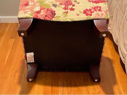 Victorian Chic Floral Upholstered Accent Lounge Chair