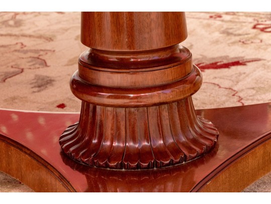 Kindel Furniture Regency Mahogany Double Pedestal Extension Dining Table