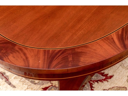 Kindel Furniture Regency Mahogany Double Pedestal Extension Dining Table