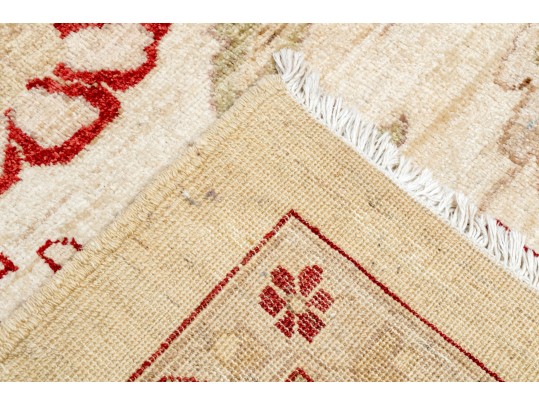 Hand Knotted Wool Oushak Style Carpet, 15'-7