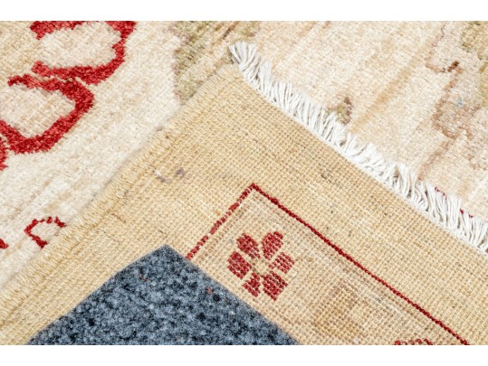Hand Knotted Wool Oushak Style Carpet, 15'-7