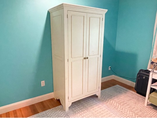 Paint Finished Pine Armoire (paint Project)