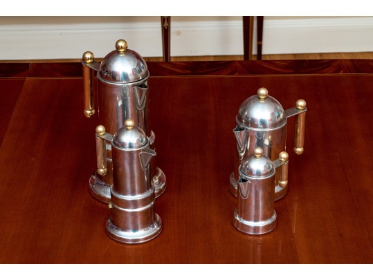 Quality Italian Four Piece Espresso Lot 