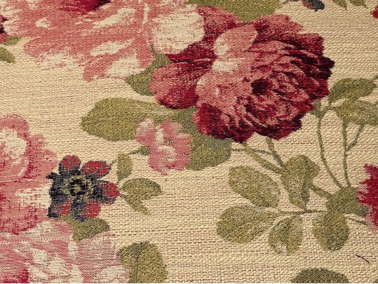 Victorian Chic Floral Upholstered Accent Lounge Chair