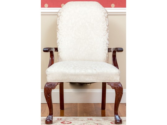 Quality Set Of Eight Mahogany Chippendale Style Dining Chairs