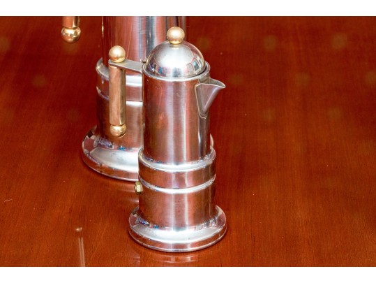 Quality Italian Four Piece Espresso Lot 