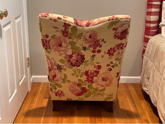 Victorian Chic Floral Upholstered Accent Lounge Chair