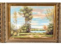 Signed Oil On Canvas Painting, Landscape
