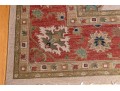 Hand Knotted Wool Flat Weave Indo-Persian Heriz Carpet, 14' X 10'