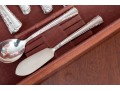 Holmes & Edwards Silver Plated Flatware Service With Storage Case