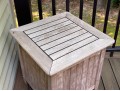 Smith & Hawkin Teak Covered Cooler With Draining Spout