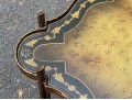 Chinoiserie Faux Bois Gilded Iron And Tole Cocktail Table, Likely Maitland-Smith