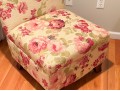 Victorian Chic Floral Upholstered Accent Lounge Chair
