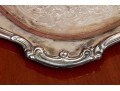 Gorham Brass Two Handled Serving Tray With Tarnish Resistant Silverplated Bowl