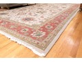 Hand Knotted Wool Flat Weave Indo-Persian Heriz Carpet, 14' X 10'