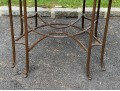 Chinoiserie Faux Bois Gilded Iron And Tole Cocktail Table, Likely Maitland-Smith