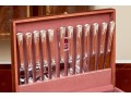 Holmes & Edwards Silver Plated Flatware Service With Storage Case