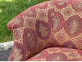 Stylish Art Deco Style Down Upholstered Settee 