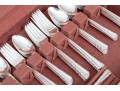 Holmes & Edwards Silver Plated Flatware Service With Storage Case