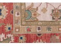 Hand Knotted Wool Flat Weave Indo-Persian Heriz Carpet, 14' X 10'