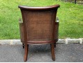 Persnickety British Colonial Style Caned Armchair