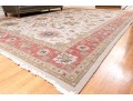 Hand Knotted Wool Flat Weave Indo-Persian Heriz Carpet, 14' X 10'