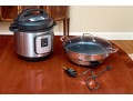Kitchen Lot With Instant Pot And Cuisinart Electric Skillet With Lid