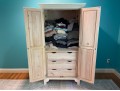 Paint Finished Pine Armoire (paint Project)