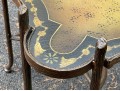 Chinoiserie Faux Bois Gilded Iron And Tole Cocktail Table, Likely Maitland-Smith