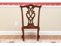Quality Set Of Eight Mahogany Chippendale Style Dining Chairs