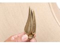 Stylish Gilt Artichoke Form Table Lamp On A Marble Base