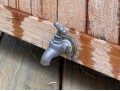 Smith & Hawkin Teak Covered Cooler With Draining Spout