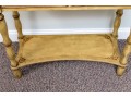 Paint Finished Provincial Style Console Table